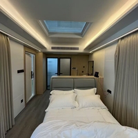 Tiny Home Knockdown Space Capsule House avec structure de panneau sandwich de chambre à coucher et cadre en acier pour une utilisation en appartement