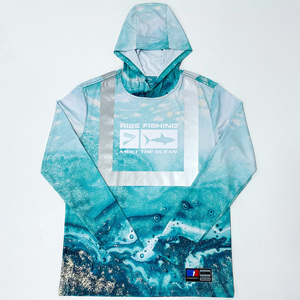 Sweat à capuche de pêche nocturne RISE pour hommes, manches longues, UPF 50+, avec bande réfléchissante pour une activité en plein air en toute sécurité - Product Image 1
