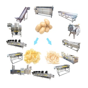 Dây Chuyền Sản Xuất Khoai Tây Chiên Kiểu Pháp Khoai Tây Chiên Đông Lạnh Tự Động Dây Chuyền Sản Xuất Ngón Tay Khoai Tây Đông Lạnh Nhỏ - Product Image 2