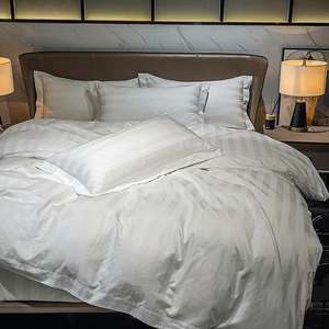 <span class=keywords><strong>ชุด</strong></span><span class=keywords><strong>เครื่อง</strong></span><span class=keywords><strong>นอน</strong></span><span class=keywords><strong>ผ้า</strong></span>ฝ้าย100% สุดหรูสำหรับโรงแรมสปาและโรงพยาบาลเท้าลายทาง<span class=keywords><strong>5</strong></span>ดาวอุปกรณ์สำหรับโรงแรม - Product Image 3