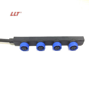2 3 4 PIN IP67 Dây Phân Phối Cáp Chống Thấm Nước F Nhà Phân Phối Ip65 Đầu Nối Cáp Chống Thấm Nước - Product Image 4