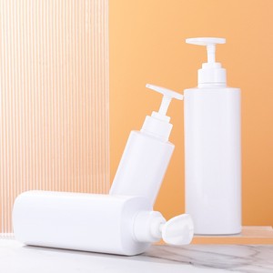 Venta caliente botellas cuadradas de plástico para champú y acondicionador para el cabello 10oz 16oz 24oz botellas de plástico vacías para champú y lavado corporal - Product Image 4