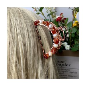 DIY <span class=keywords><strong>MIO</strong></span> regalo moda mujer perla sol piedra horquilla coreano hecho a mano pinza de pelo perla accesorios para el cabello para niñas moda dulce - Product Image 6