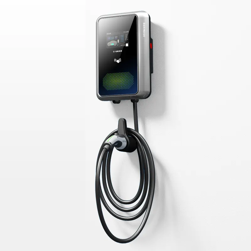 22KW EVbase Wall Mount EV Charging Station APP electric car charger 7kw type 2 ev charger wallbox for fast charging