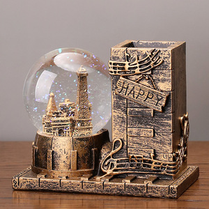 Portalápices de cristal, adorno de escritorio de resina, regalo de cumpleaños iluminado para compañeros de clase - Product Image 2