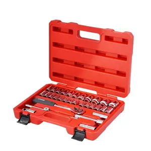 Set di utensili a mano per chiave da 32 pezzi strumenti di chiave a bussola per riparazione automatica meccanica