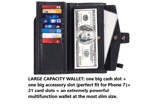 Hot Sale Women’s <b>RFID</b> Blocking Large Capacity Travel Purse <b>Wallet</b> with Secure Anti-Theft Protection Available At Good Price - Product Image 3