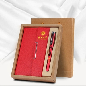 Ensembles de cadeaux de Noël Produits promotionnels Nouvelles idées de coffrets cadeaux pour les entreprises Ensemble cadeau bloc-notes stylo avec logo OEM pour les retrouvailles - Product Image 5