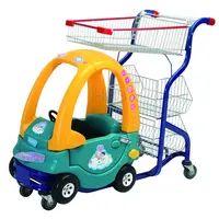 अनुकूलित रंग बच्चों खिलौना सुपरमार्केट ट्राली स्मार्ट बच्चों के लिए शॉपिंग कार्ट