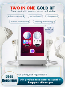 Meilleur prix 2026 : Appareil portable 2-en-1 RF-microneedle doré pour le rajeunissement de la peau, anti-âge et élimination des rides - Product Image 5