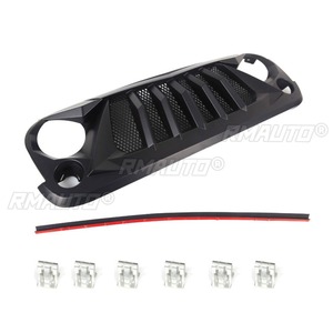 Parrilla Delantera para Auto, Parrilla Frontal para JK Wrangler 2007-2017, Kit de Carrocería, Accesorios para Auto - Product Image 5