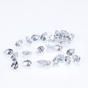 Pear Brilliant Cut VS Lab Grown 7.4*4.8MM White F Color Loose Wholesaler Luxury Lab Diamond For Men Women Wedding Bracelet Chain - Product Image 1