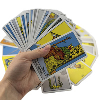 Vente en gros de cartes de tarot imprimées recto verso de haute qualité personnalisées Carte de jeu de tarot personnalisée avec boîte