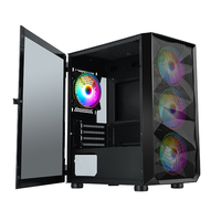 Computer New Gaming Pc Case Micro Case HDD SSD Gamer Desktop Sell Micro Mesh Panel Bet Cooling Computer Gaming case