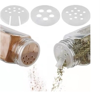 Bocal en verre carré de 100ml pour assaisonnement épices sel 40mm large bouche facile verseur bocal de stockage en verre