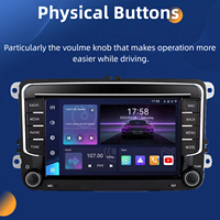 Autoradio Linux pour VW Polo Golf Passat Skoda, appareil d'autoradio 2 DIN, autoradio double DIN, 2 USB