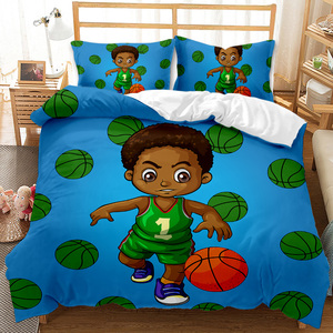 HD 3D Digital Printing Floral Plant African Men's and Women's Luxury Duvet Cover Set 3 Pcs Home Design Large Double Bed - Product Image 4
