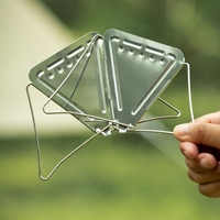 Ensemble bouilloire de camping portable d'extérieur en acier inoxydable avec entonnoir pliable, filtres à café et tasse pour café artisanal