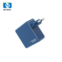 Chargeur universel NIUBAILE EU rapide Type-C 100W 4-en-1 avec 3 ports Type-C PD3.1/QC3.0, protection GaN OVP, matériau ABS/PC écologique