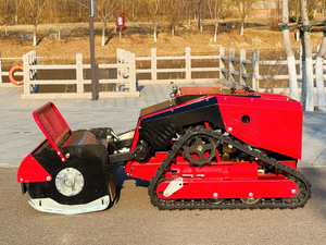 Tondeuse à fléaux télécommandée sur chenilles certifiée CE EPA 760mm <span class=keywords><strong>Robot</strong></span> de tonte de défrichement de terres agricoles Ventes directes d'usine - Product Image 5