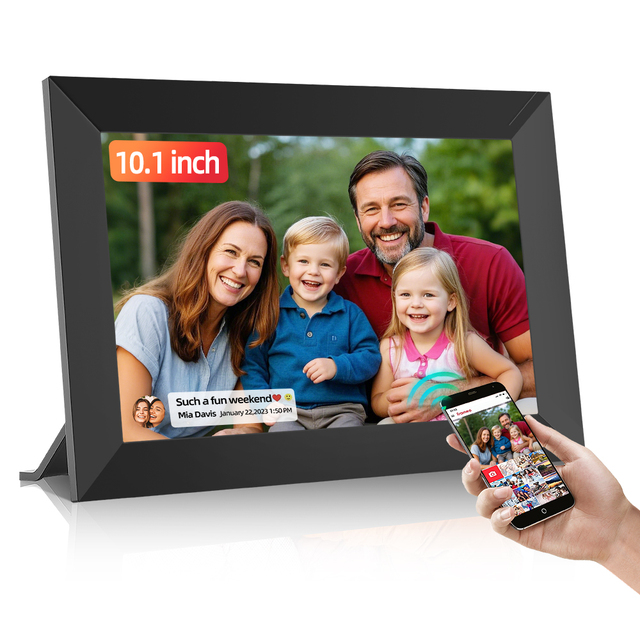 Hot Sale Manufacturer Frameo  1280*800 IPS Touch Screen 32GB Built-in Memory 10.1 Inch WIFI Cloud Digital Photo Frame