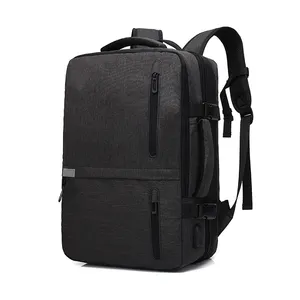 Extensible 39l Extra ขนาดใหญ่ความจุกระเป๋าเป้สะพายหลังแล็ปท็อป 17.3 นิ้วสำหรับชาย