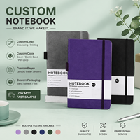 Carnet de notes A5 en cuir personnalisé, reliure spirale, classique, portable, pratique, pour cadeau, école, papeterie mignonne, agenda, couleur personnalisée