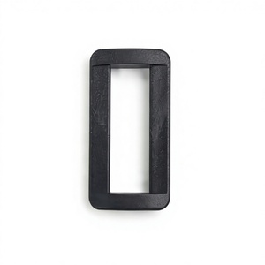 Hebillas de cinturón rectangulares de plástico ABS ecológico multicolor de 25 mm con anillo de liberación ajustable y cuentas decorativas para zapatos y prendas de vestir DS - Product Image 3