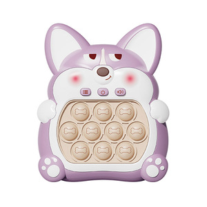 Corgi Handheld <span class=keywords><strong>Bubble</strong></span> Pop <span class=keywords><strong>Puzzle</strong></span> Toy Light-Up Sensory Fidget <span class=keywords><strong>Game</strong></span> para niños y adultos Stress Relief Gift hecho de plástico duradero - Product Image 5