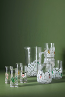 Verre à shot personnalisé en vente chaude, verre à whisky, verre à boire highball, gobelet festif, verre à shot à perles pressées, verre à boire iconique