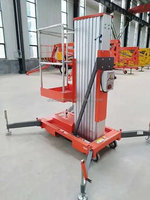 Nacelle élévatrice monomât ou télescopique en alliage d'aluminium pour travaux en hauteur