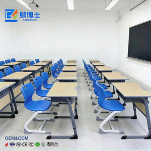 Meubles scolaires en gros, bureau et chaise ergonomiques réglables en hauteur pour l'étude/la classe/la salle de réunion, adaptés aux enfants et aux adultes - Product Image 1