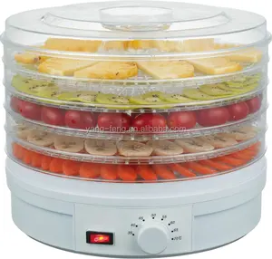 5 Khay Tròn Thực Phẩm Dehydrator Với Điều Chỉnh Nhiệt Độ ED-770