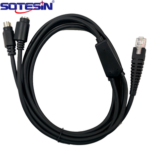 Sotesin 3M PS2 Teclado a RJ50 Cable <span class=keywords><strong>de</strong></span> escáner <span class=keywords><strong>de</strong></span> código <span class=keywords><strong>de</strong></span> barras Cable <span class=keywords><strong>de</strong></span> escáner <span class=keywords><strong>de</strong></span> código QR <span class=keywords><strong>de</strong></span> cobre puro para logística CINO F680 F780 Collector - Product Image 1