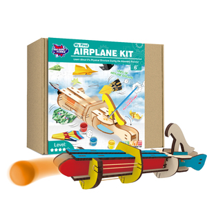 Lanzadores de Aviones Educativos de Madera para Armar, Divertidos y Fáciles para Niños - Product Image 5