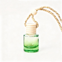 Bouteille diffuseur de parfum liquide suspendue vide de 8 ml en verre pour voiture, désodorisant, vente en gros