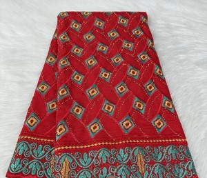 LS251 Nouveau tissu <span class=keywords><strong>suisse</strong></span> en coton et dentelle pour robe de mariée africaine Vêtements ethniques brodés en dentelle Tissu en coton - Product Image 5