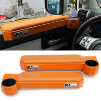 YBJ voiture accessoires Console porte accoudoir Orange support porte côté organisateur pour FJ Cruiser 2007-2024 FJ CRUISER porte-gobelet