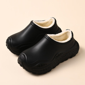Bottes d'hiver à enfiler pour femmes, semelles épaisses en EVA, doublure en polaire chaude pour un usage quotidien - Product Image 3