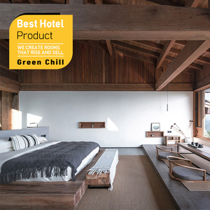 Mobilier de chambre d'hôtel urbain élégant et moderne, suite de luxe pour l'hôtellerie haut de gamme cinq étoiles, aménagement d'espace - Product Image 1