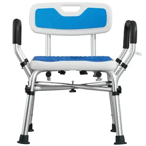 2026 Günstiger Duschstuhl Badezimmer-Sicherheitsstuhl aus Aluminium für Behinderte Komfortabler Seniorenstuhl - Product Image 6