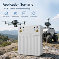 Récepteur GNSS RTK X43C-2 Multifréquence GPS GLONASS Galileo BDS IMU pour Véhicule de Relevé Robotique UAV