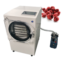-55 Graden Ultra Lage Temperatuur Professionele Vacuüm Vriesdroogmachine Vloeibare Melk Fruit Vlees Vacuüm Vriesdroger