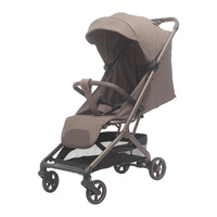 Poussette bébé pliable en alliage d'aluminium, légère, compacte, utilisable en position assise ou allongée, système de voyage type parapluie