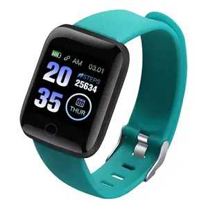 Reloj inteligente 116 Plus pulsera deportiva con control del ritmo cardiaco presion arterial llamadas smartwatches