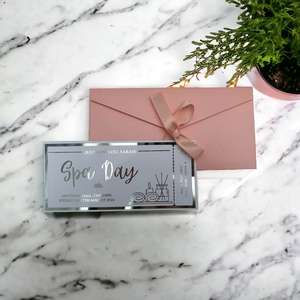 Spa Break Gift Any Personalised Gold Foil Ticket Mother's Day Luxury Keepsake Ticket <strong>Surprise</strong> Gift Concert Voucher - Product Image 2