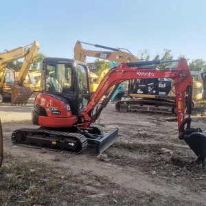 รถขุดตีนตะขาบ Kubota U35 ขนาด 3.5 ตัน พร้อมใบมีด ชั่วโมงการทำงานต่ำ รถขุดมือสอง Kubota U35 สภาพดี - Product Image 1