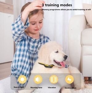 USMILEPET Dog Training Shock elettrico vibrazione impermeabile collare per animali domestici 800m telecomando Anti abbaiare ferma imbonitore per treno per cani - Product Image 6