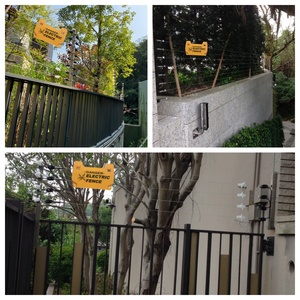 محيط أمان حيوانات المزرعة والماشية ، تركيب كهربائي مزدوج مطبوع لوحات علامات التحذير من المخاطر PP - Product Image 4