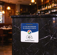 Carte NFC personnalisée pour avis Google - Tappez pour noter votre expérience - Code QR - Carte NFC pour avis pour restaurant, hôtel, bar, entreprise